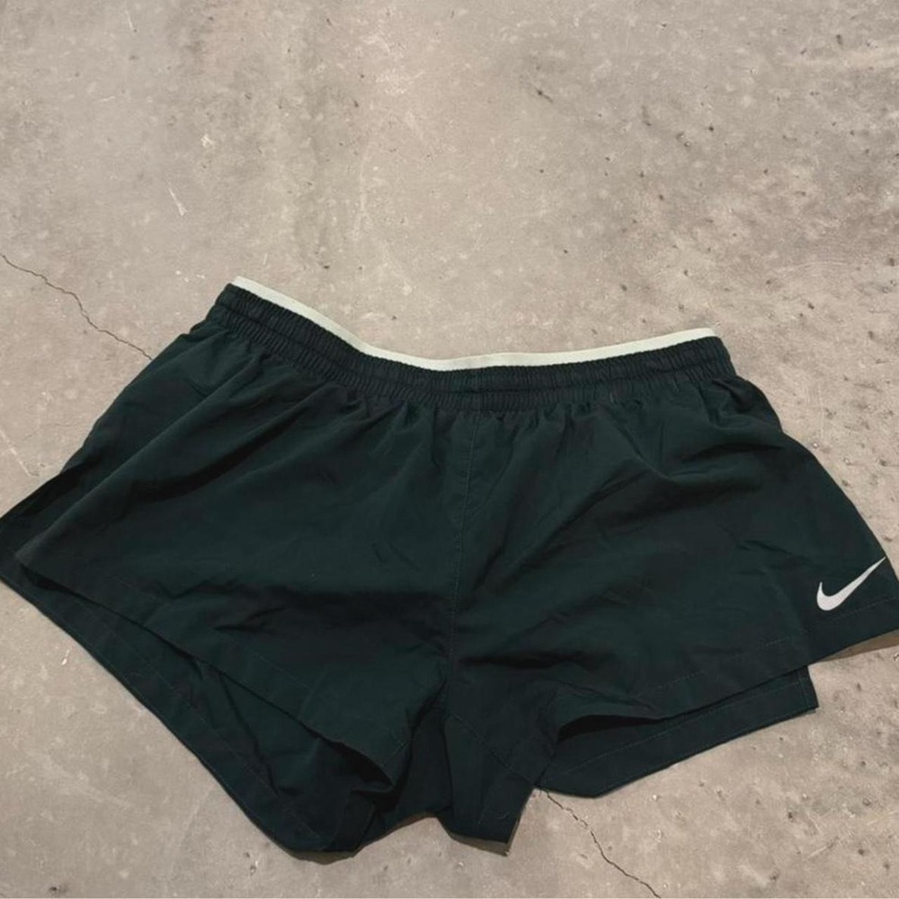 Green Dri- Fit Nike Running Shorts